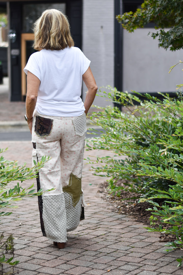 Magnolia Patchwork Jeans