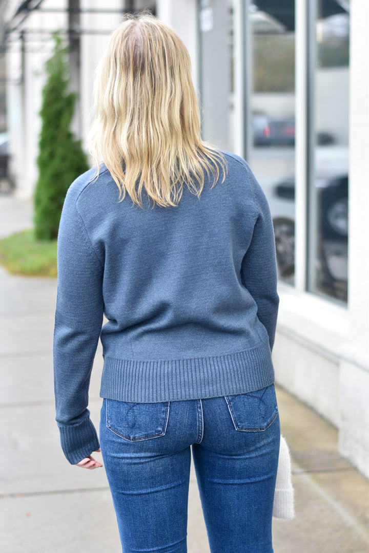 Classic Mock Neck Sweater