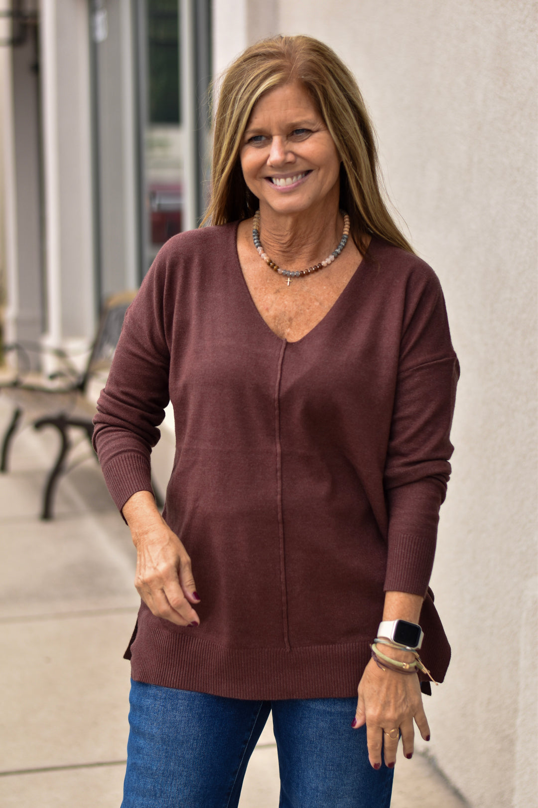 Luxe Feel V-Neck Sweater