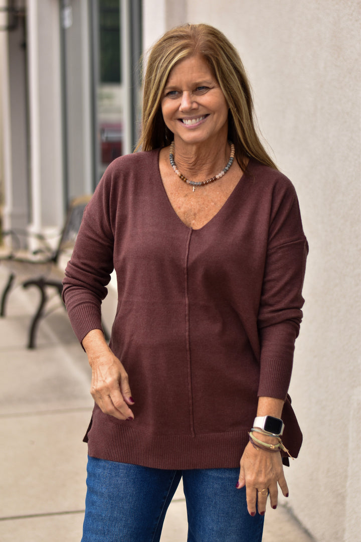 Luxe Feel V-Neck Sweater