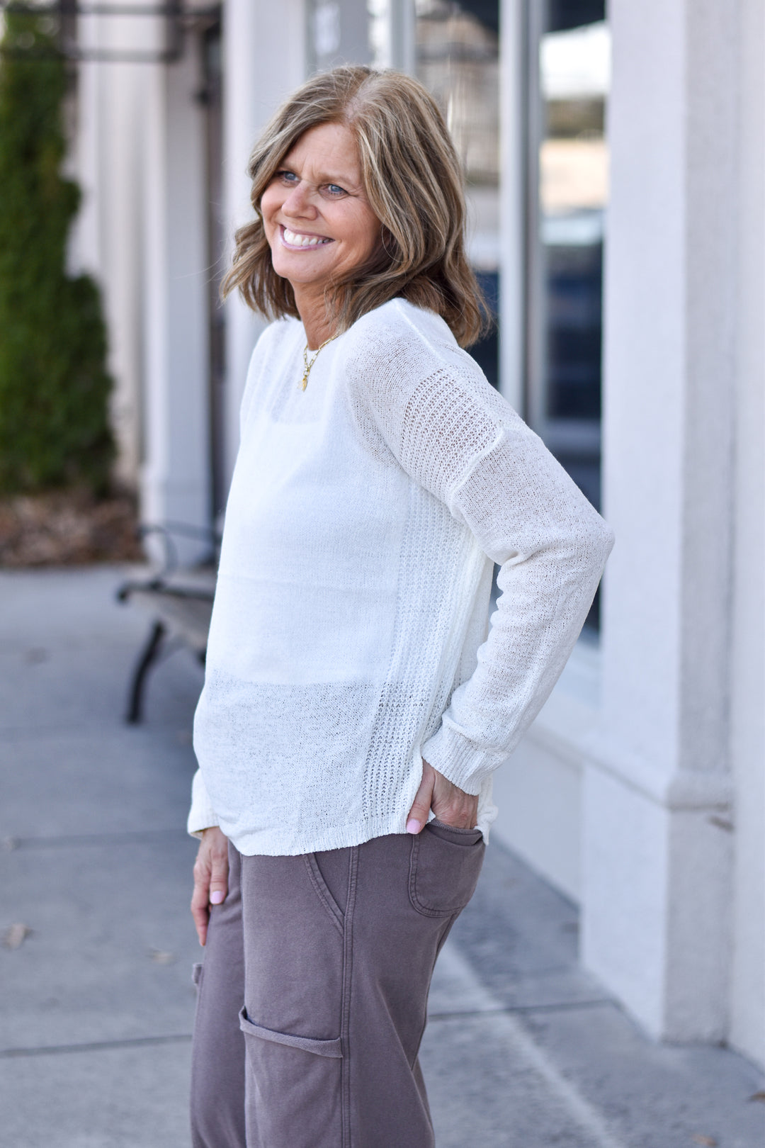 Easy Tide Boatneck Sweater