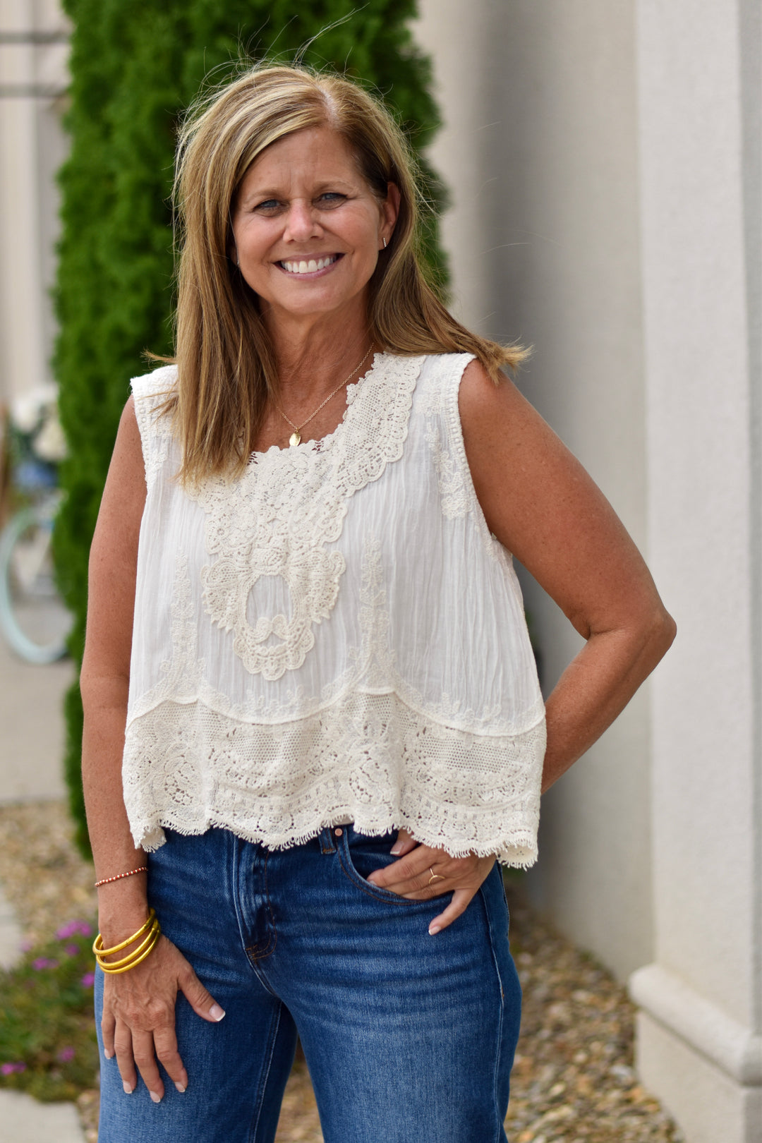 Boho Lace Whisper Top