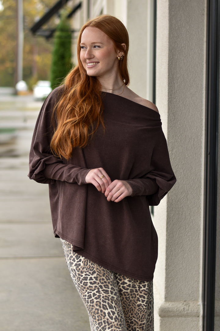 Salt & Stone One-Shoulder Tunic Top