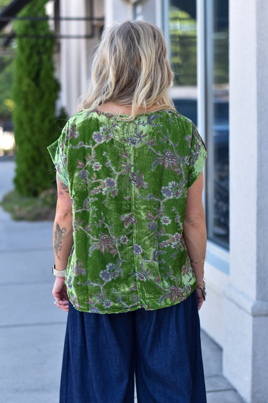 Umgee Velvet Daydream Top