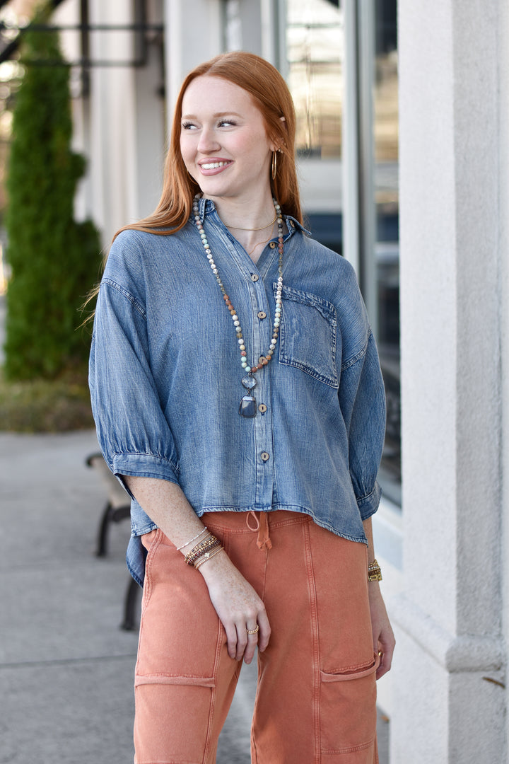 Willow Brook Tencel Top