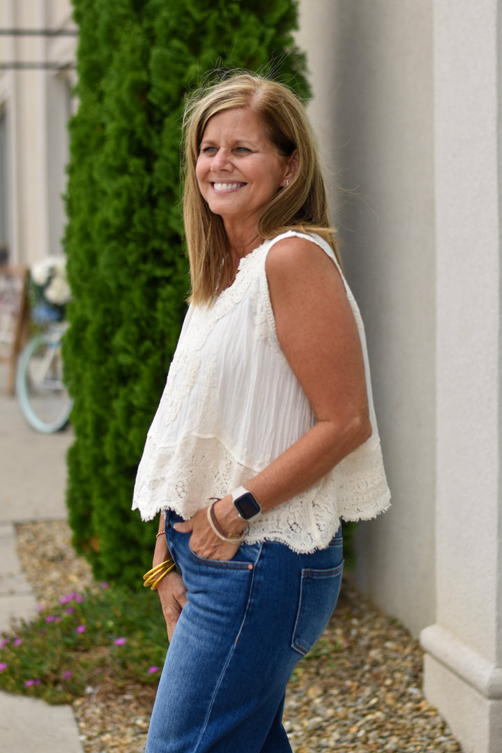 Boho Lace Whisper Top
