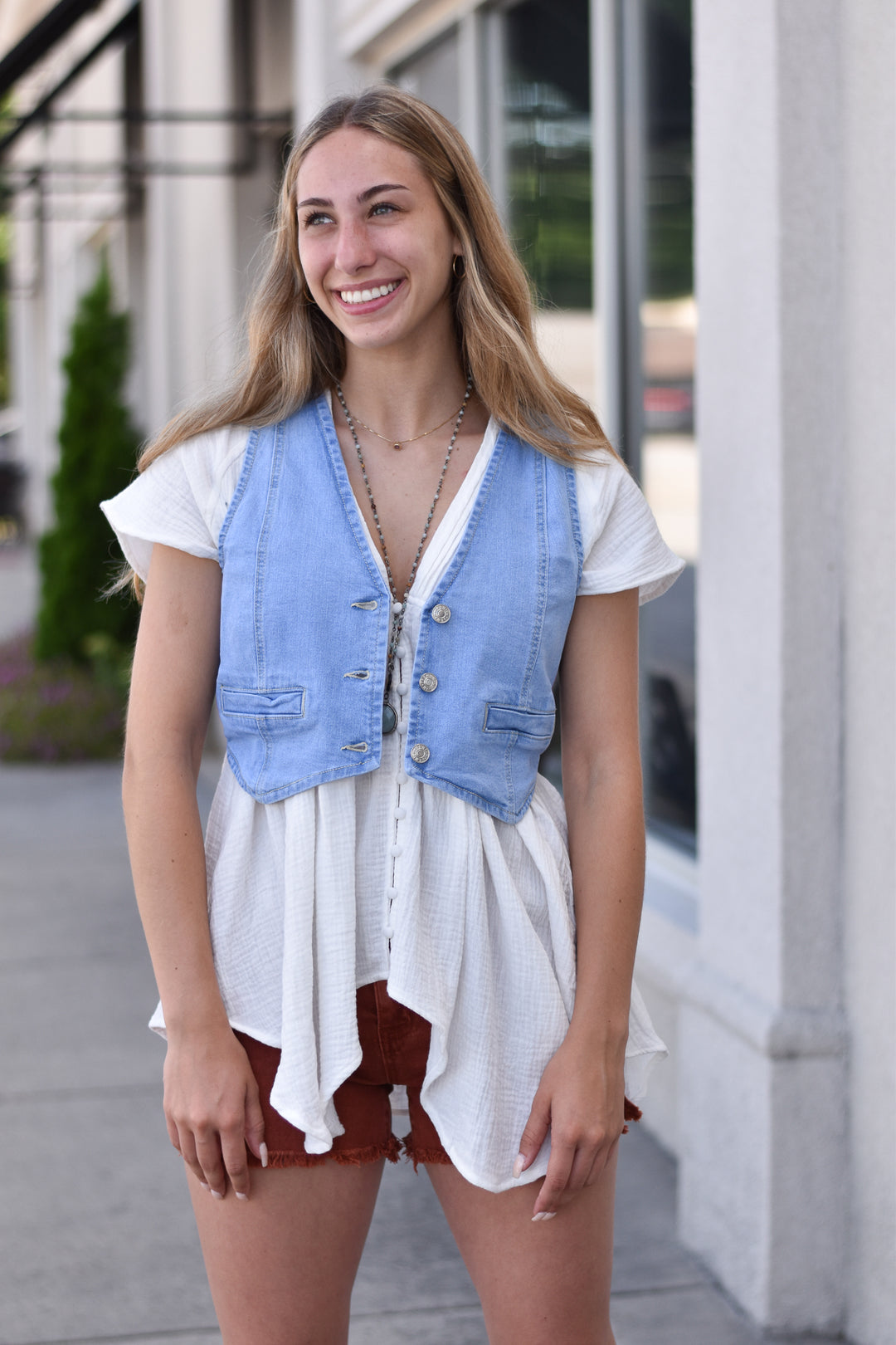 Love Vibe Denim Vest