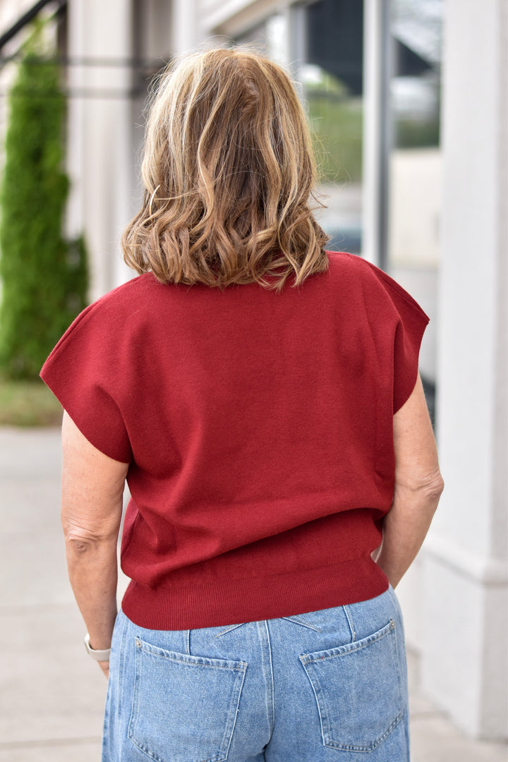 ee:some Soft Mock-Neck Sweater