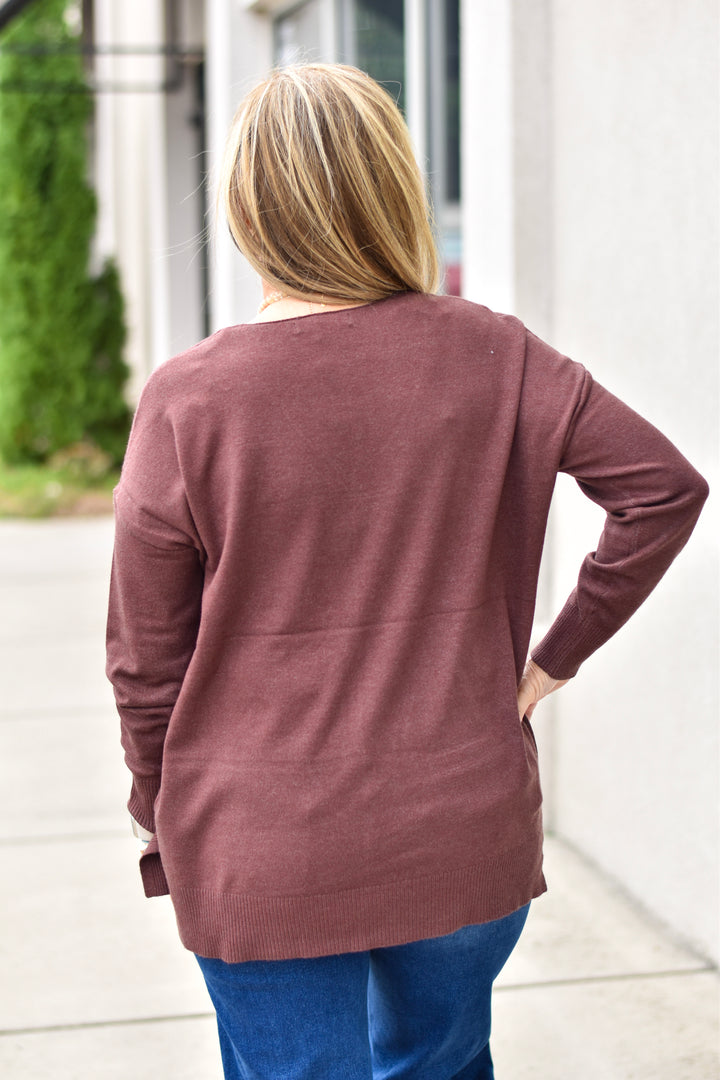Luxe Feel V-Neck Sweater