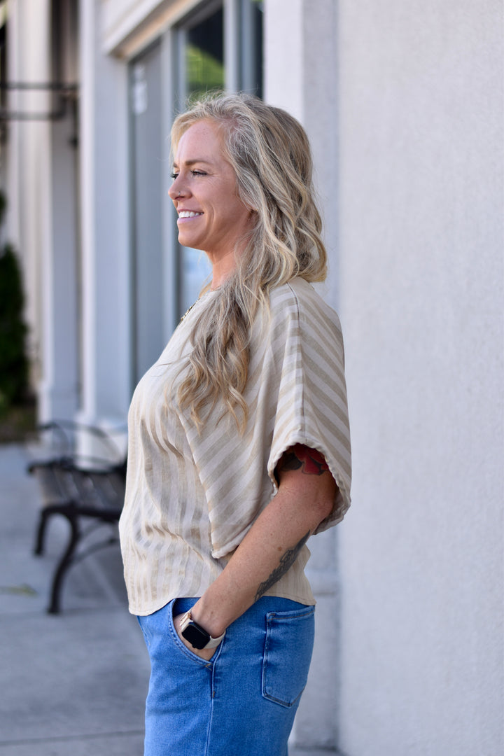 Sweet Simplicity Stripe Top