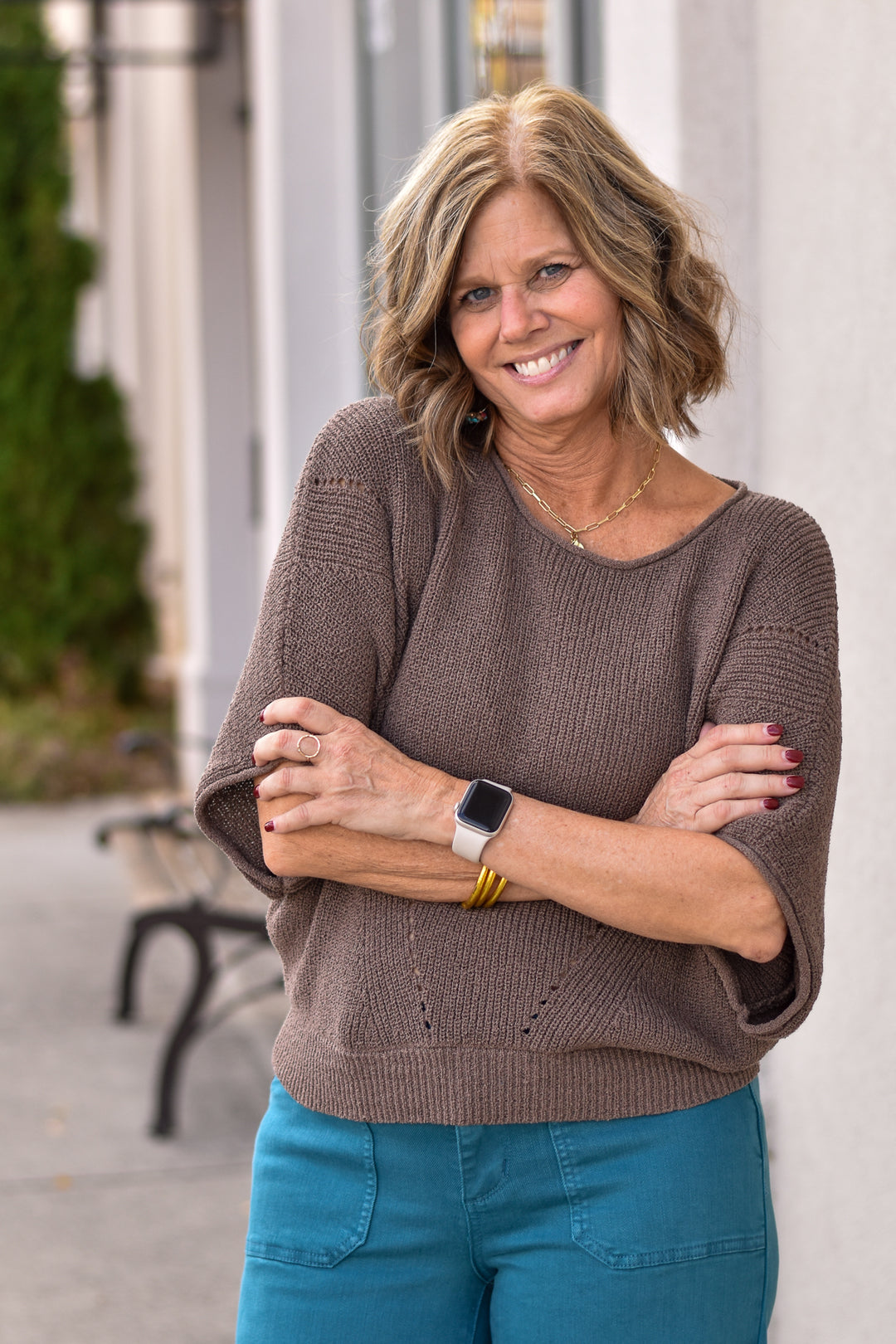 Ember Drift Sweater Top