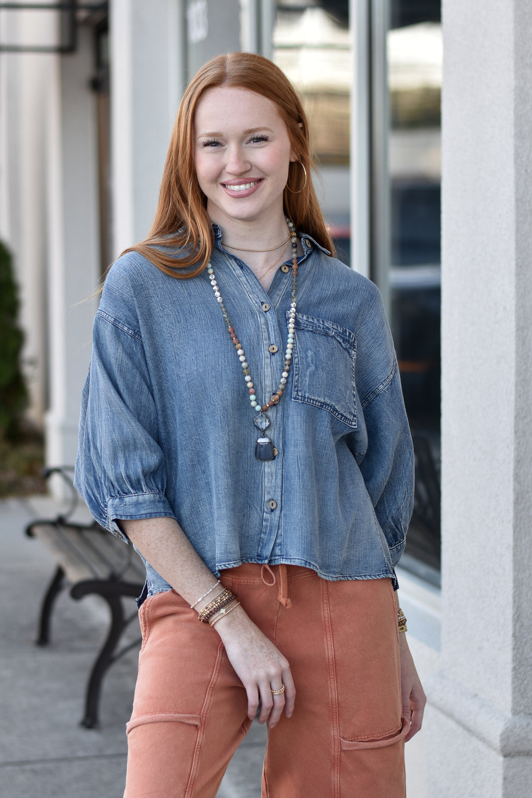 Willow Brook Tencel Top