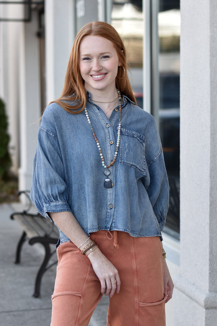 Willow Brook Tencel Top