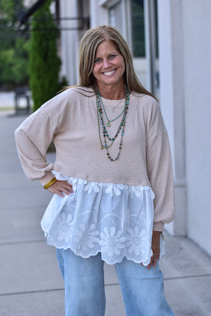 Sweet Meadow Lace Tunic