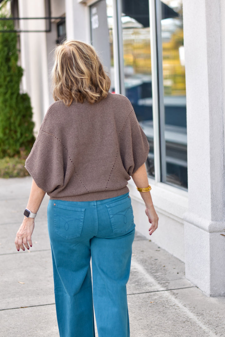 Ember Drift Sweater Top