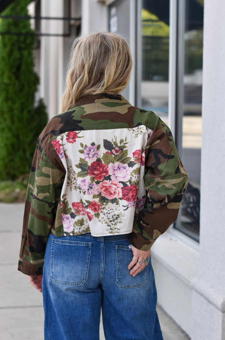 Wild & Free Camo Floral Jacket
