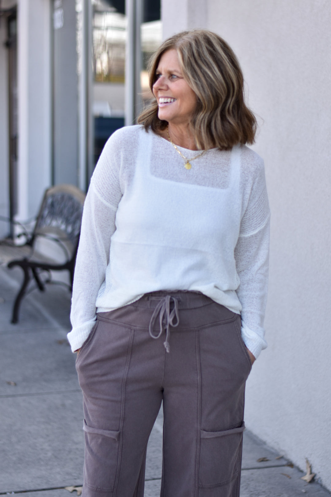 Easy Tide Boatneck Sweater