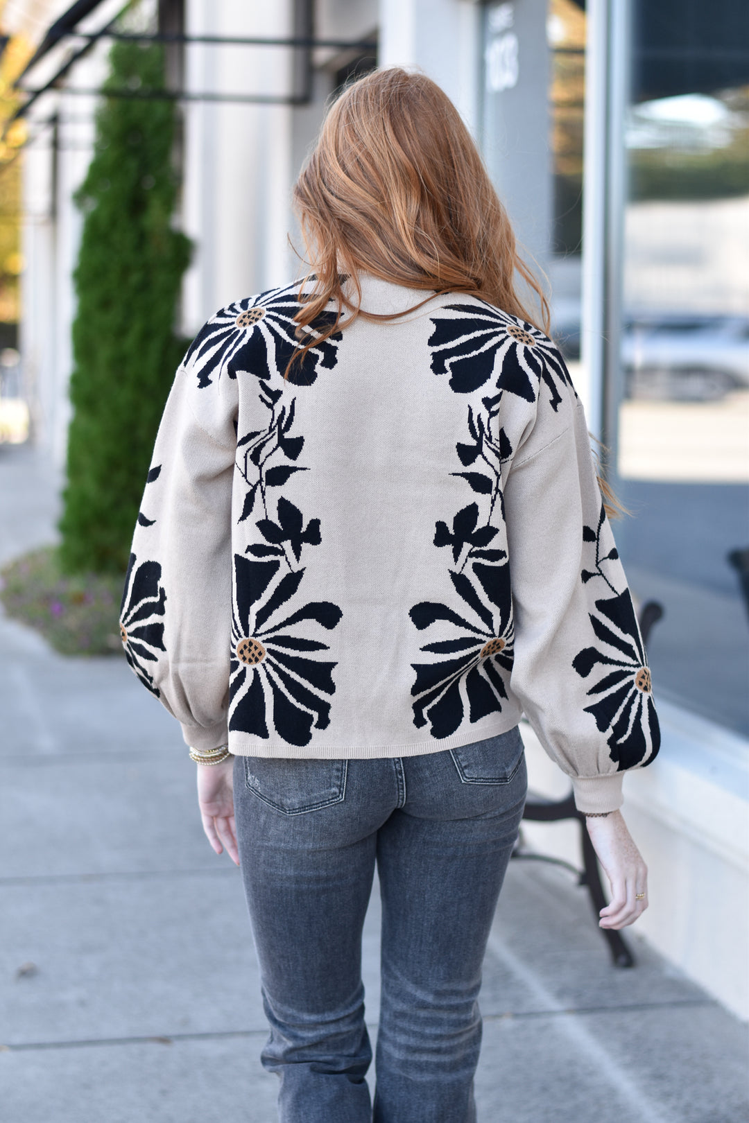 Artsy Bloom Sweater