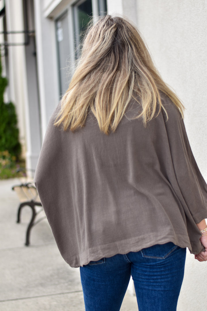 Lennon Scallop Blouse