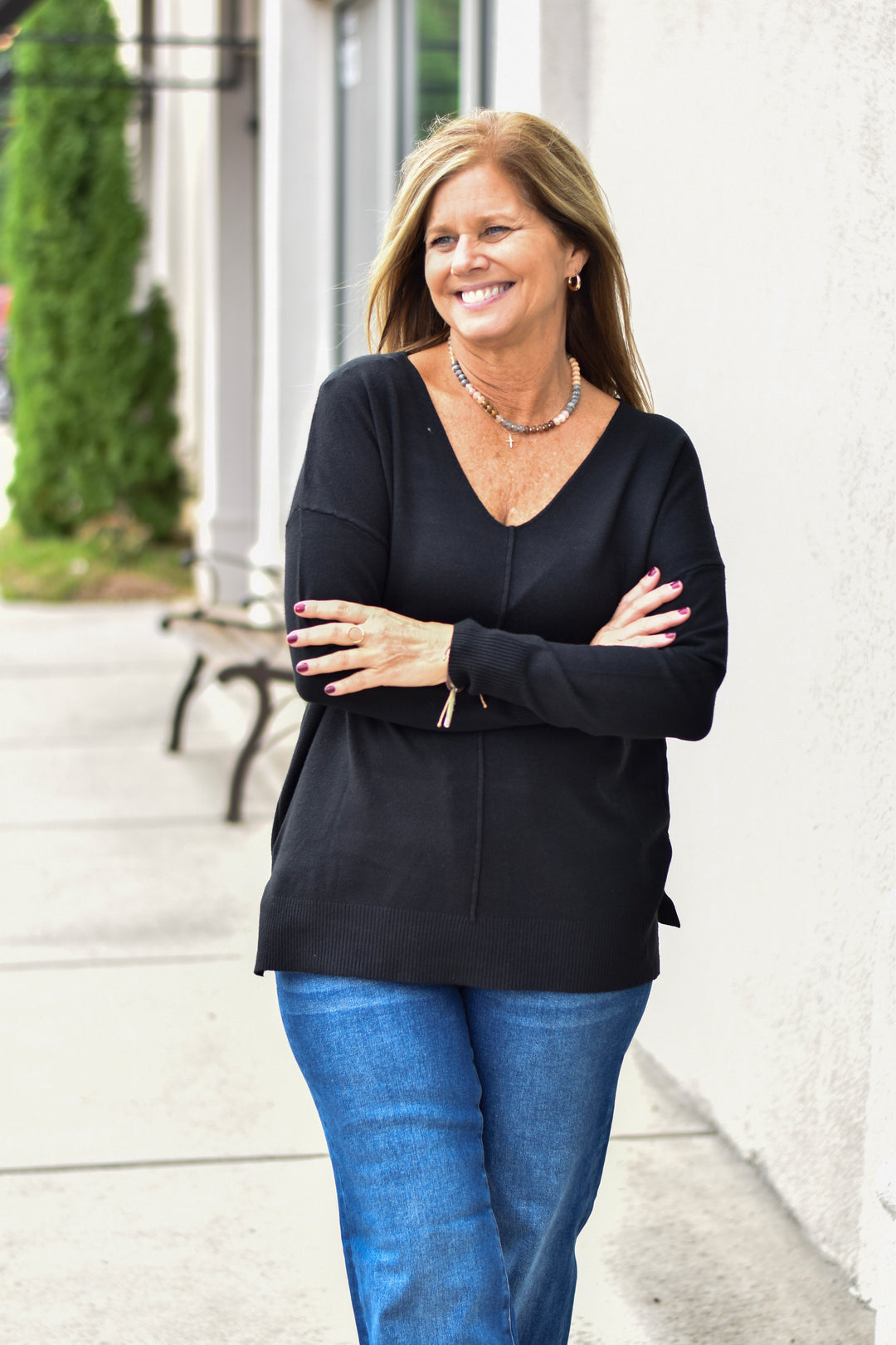 Luxe Feel V-Neck Sweater