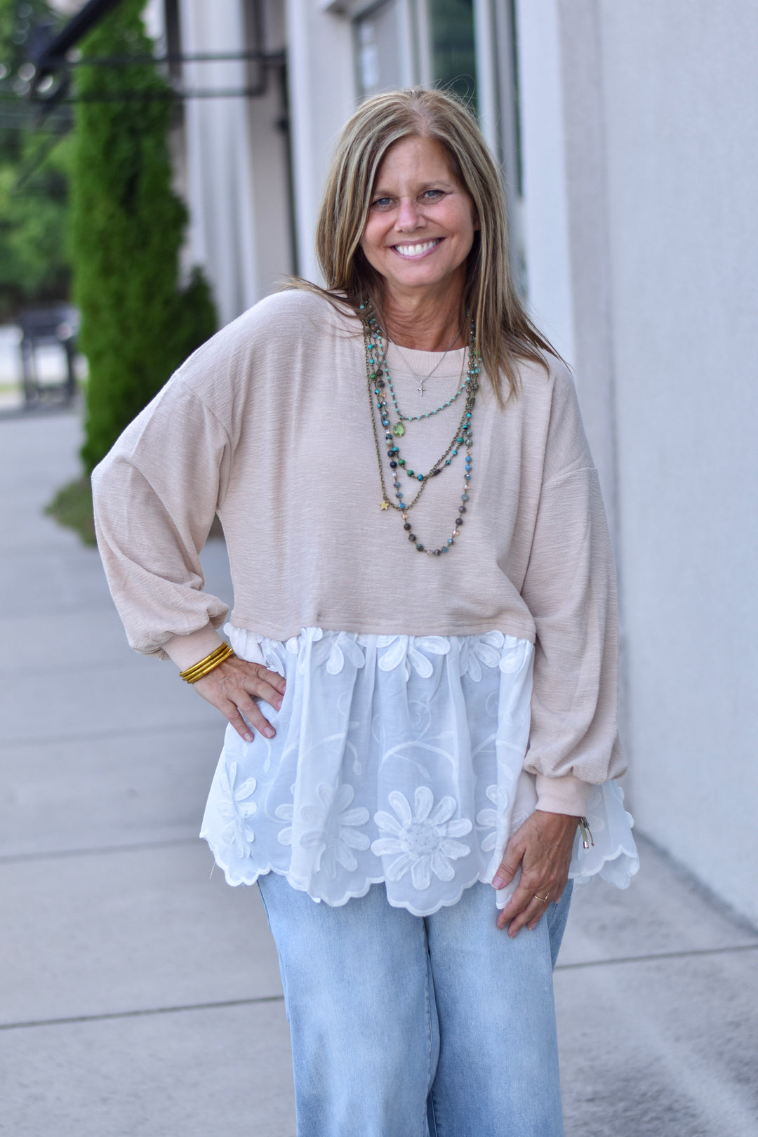 Sweet Meadow Lace Tunic
