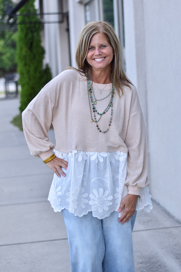 Sweet Meadow Lace Tunic