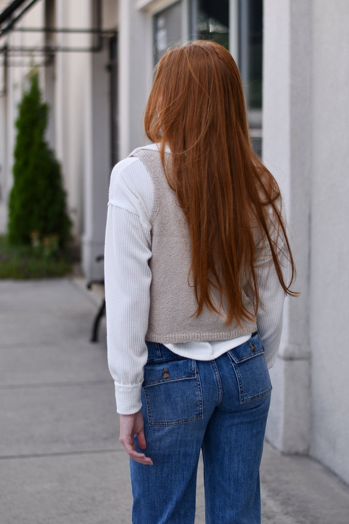 Colby Hook & Eye Sweater Vest