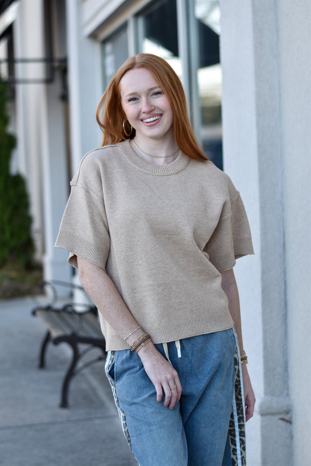 Comfy Raw Edge Sweater