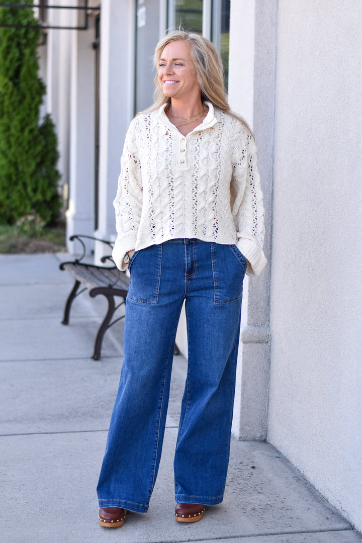 Cloud Nine Twist Sweater