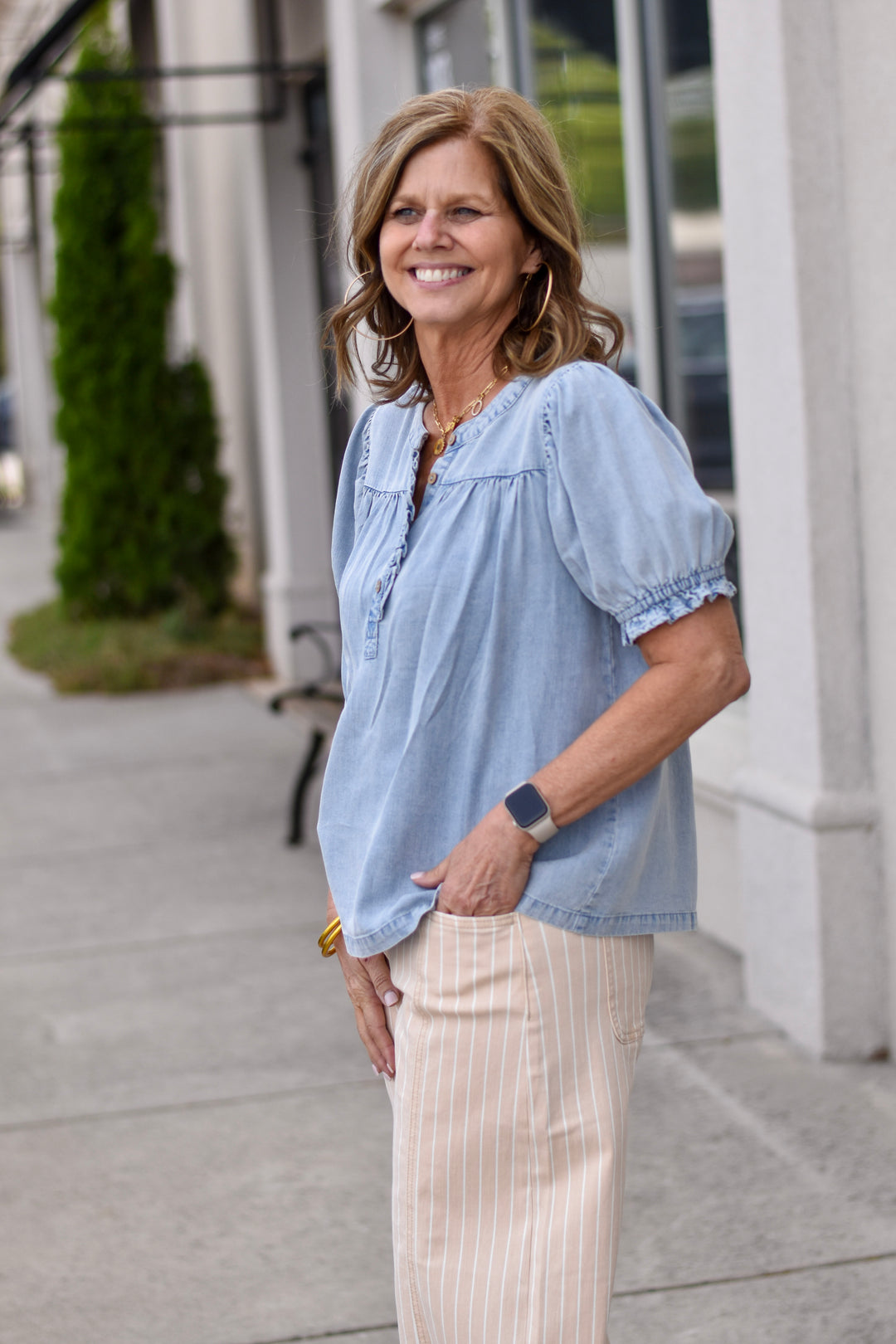 Friday Feels Ruffle Top