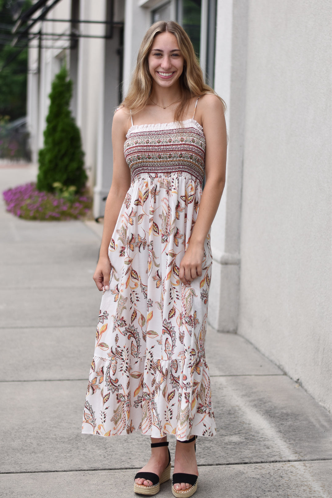 Boho Paisley Dress