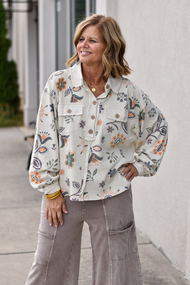 Wildflower Washed Pullover