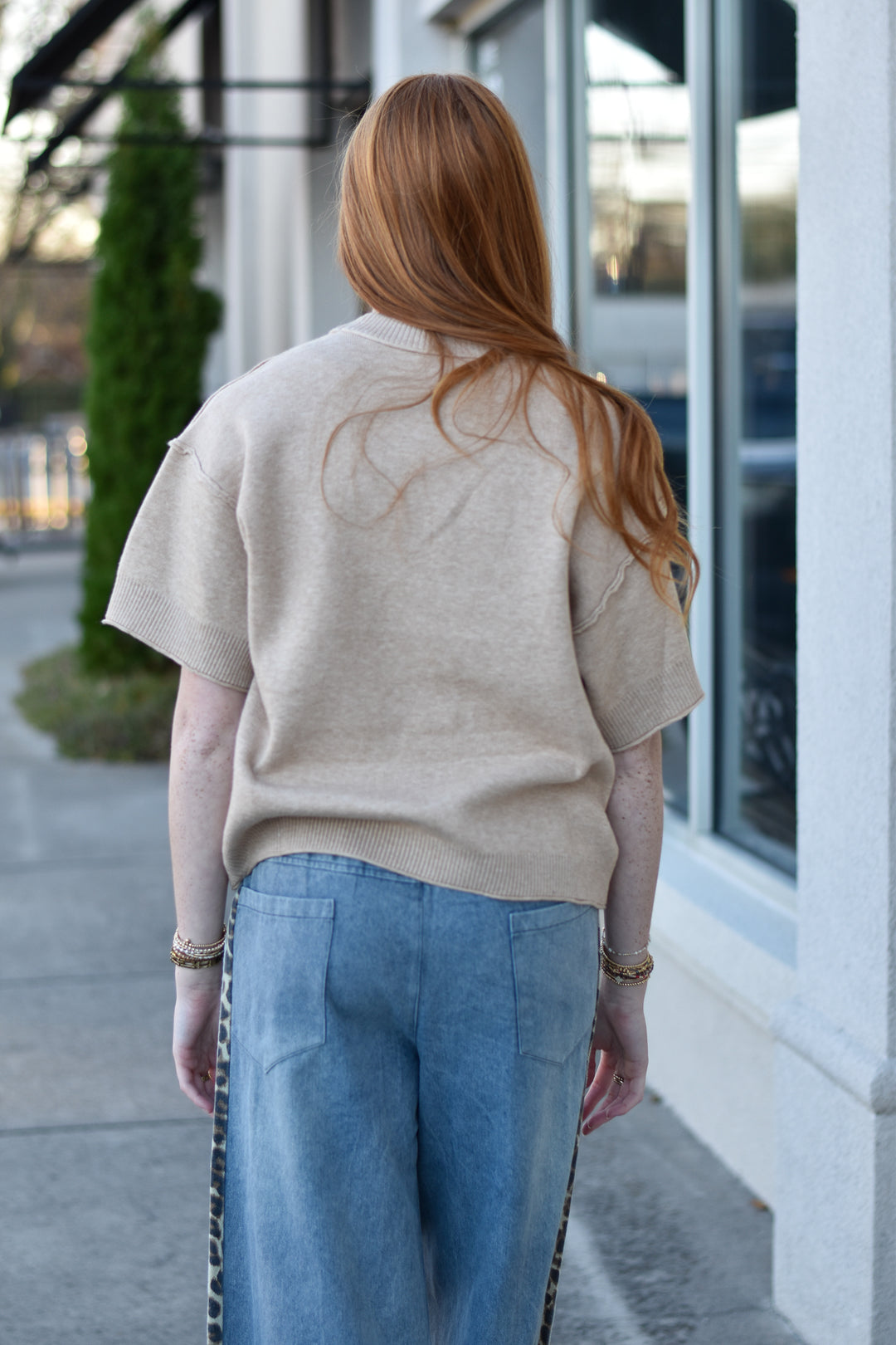 Comfy Raw Edge Sweater