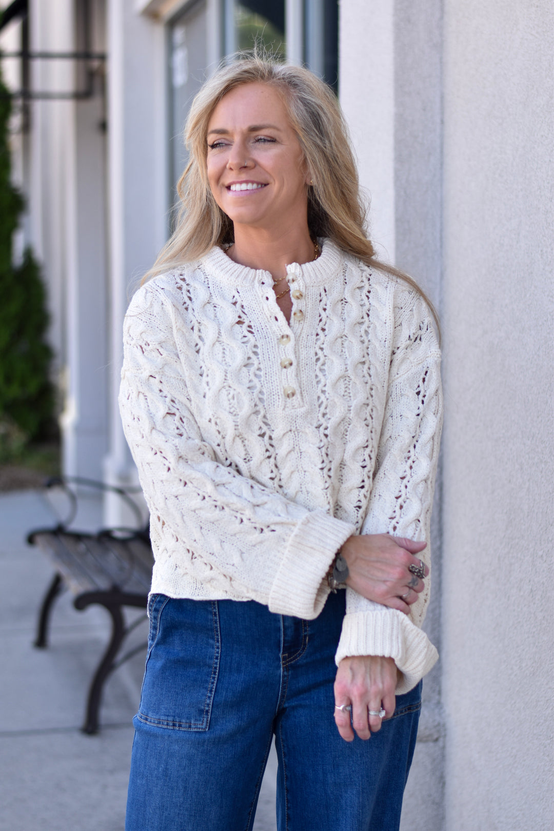 Cloud Nine Twist Sweater