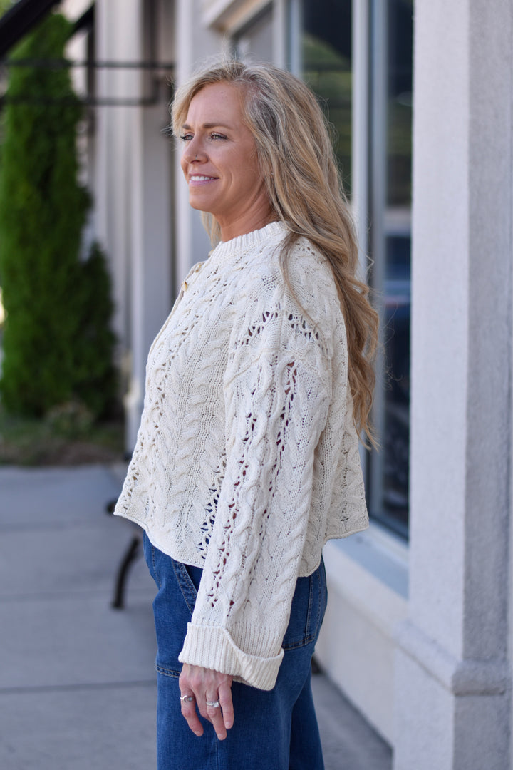 Cloud Nine Twist Sweater