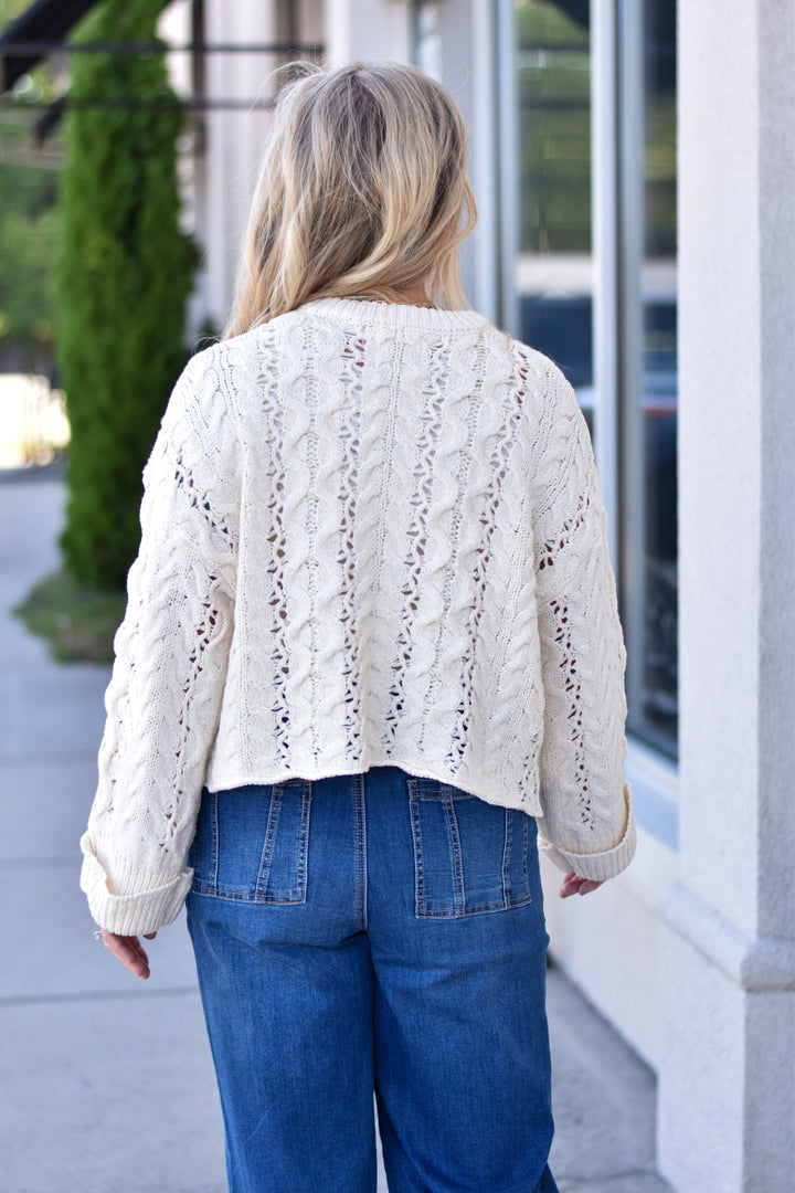 Cloud Nine Twist Sweater
