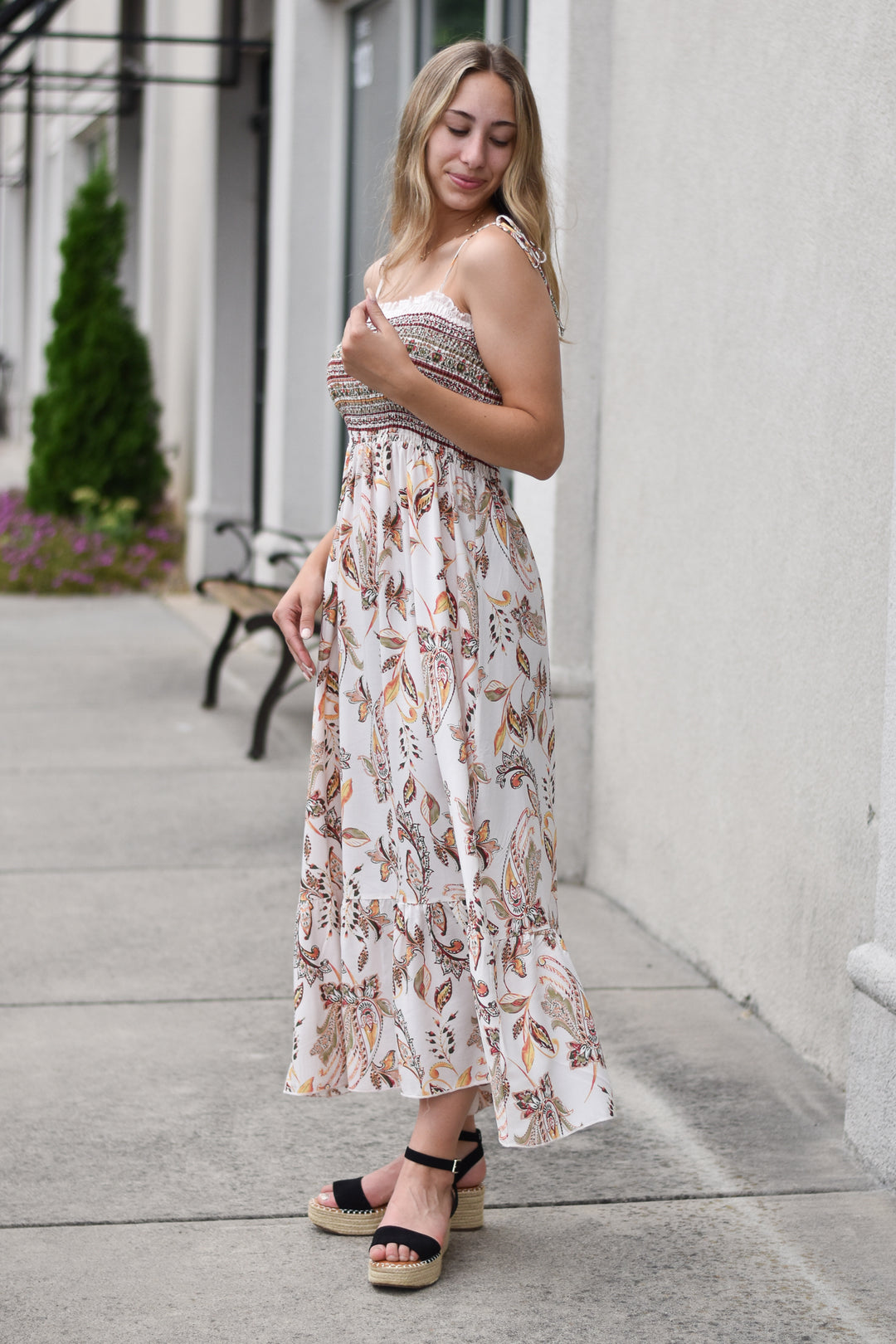 Boho Paisley Dress