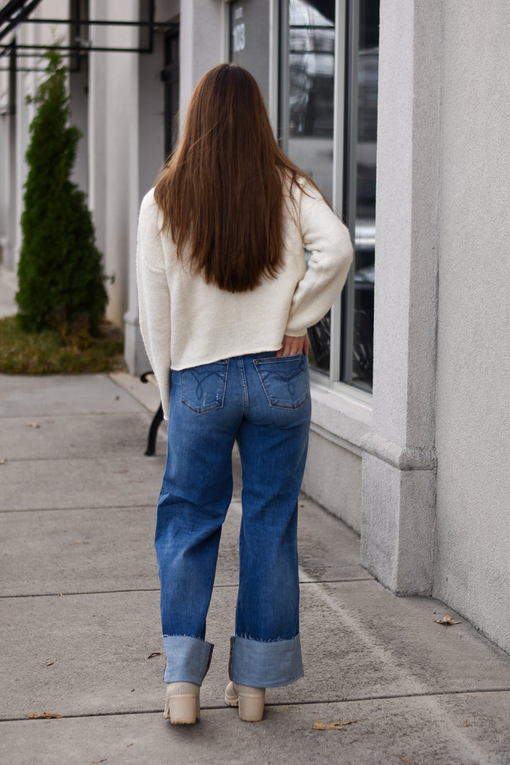 Judy Blue Retro Wide Leg w/ Cuff