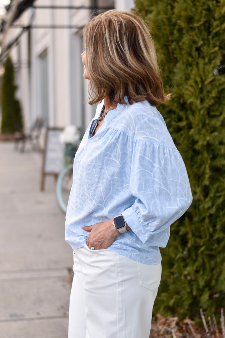 Pinch Willow Leaf Blouse