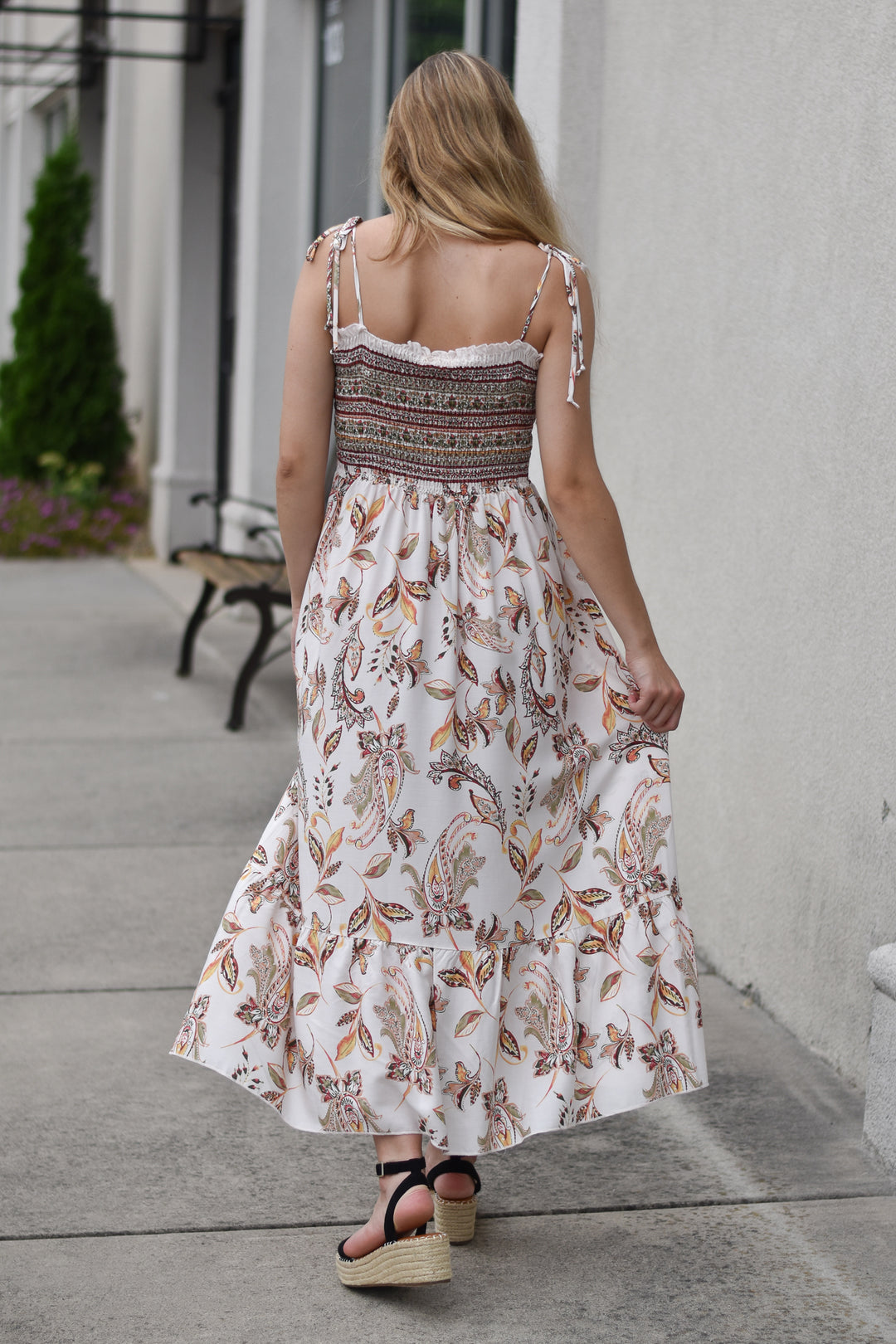 Boho Paisley Dress