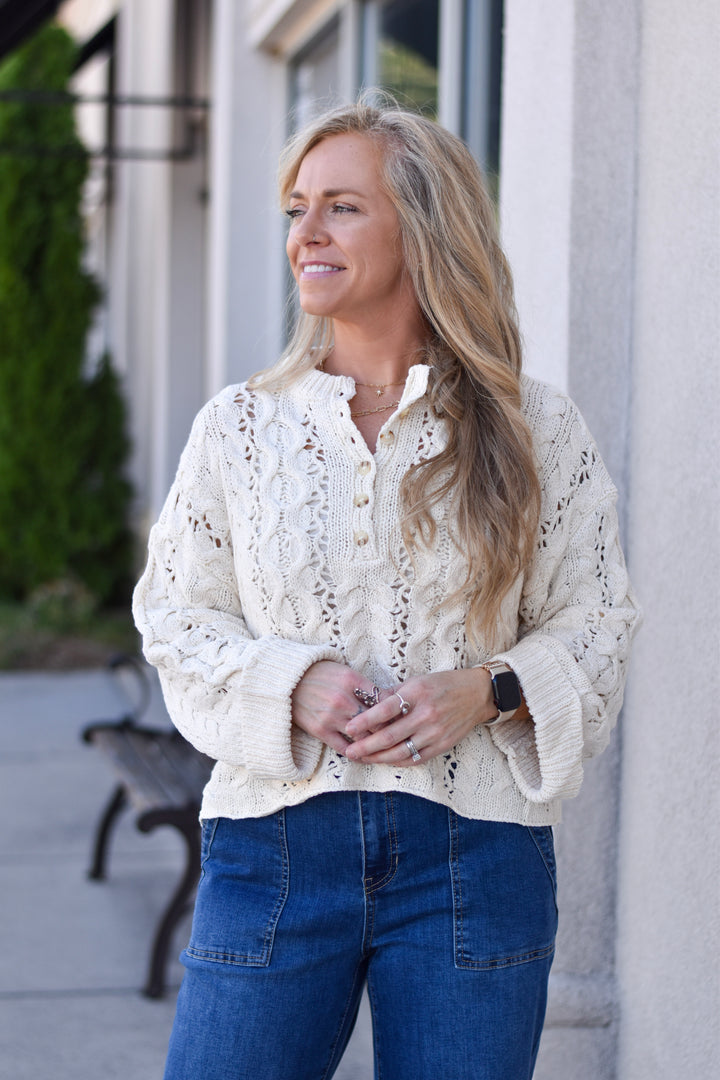 Cloud Nine Twist Sweater
