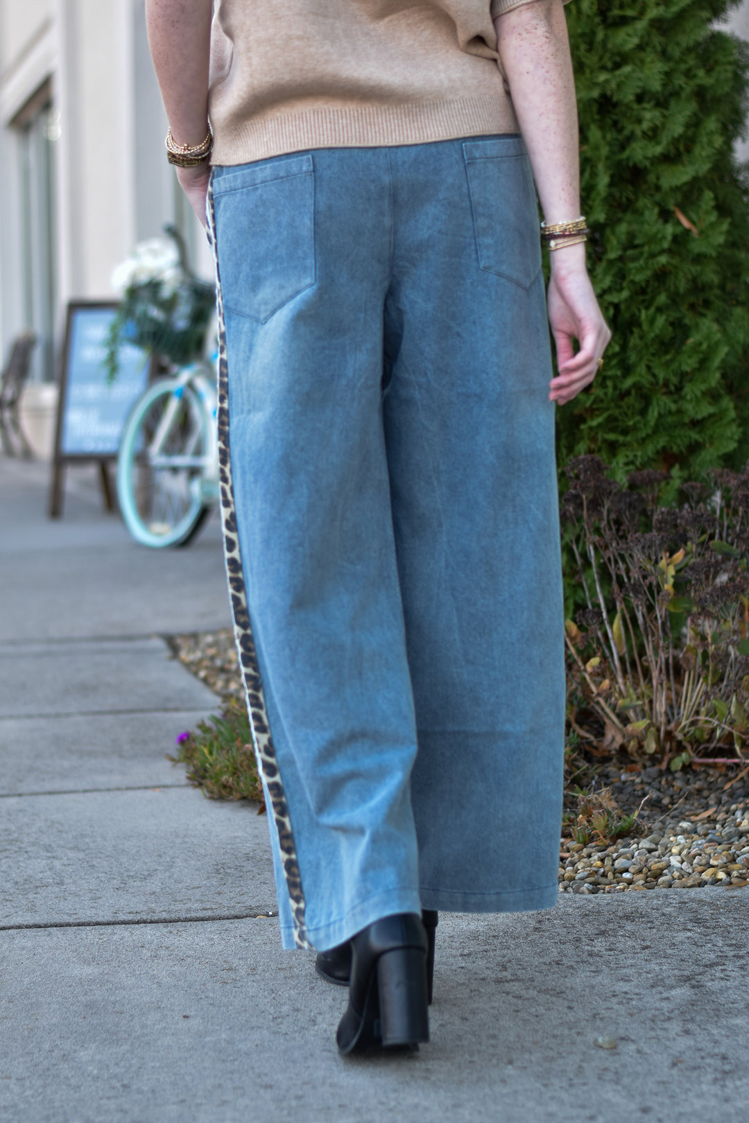 Leopard Lane Wide Leg Pants