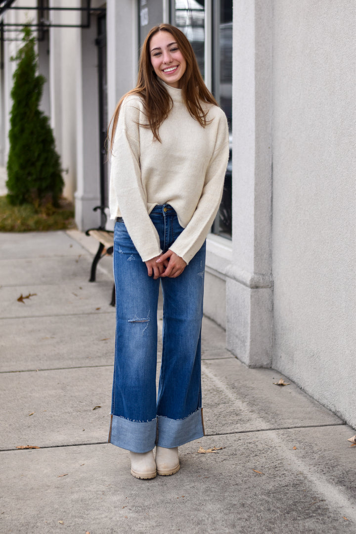 Judy Blue Retro Wide Leg w/ Cuff