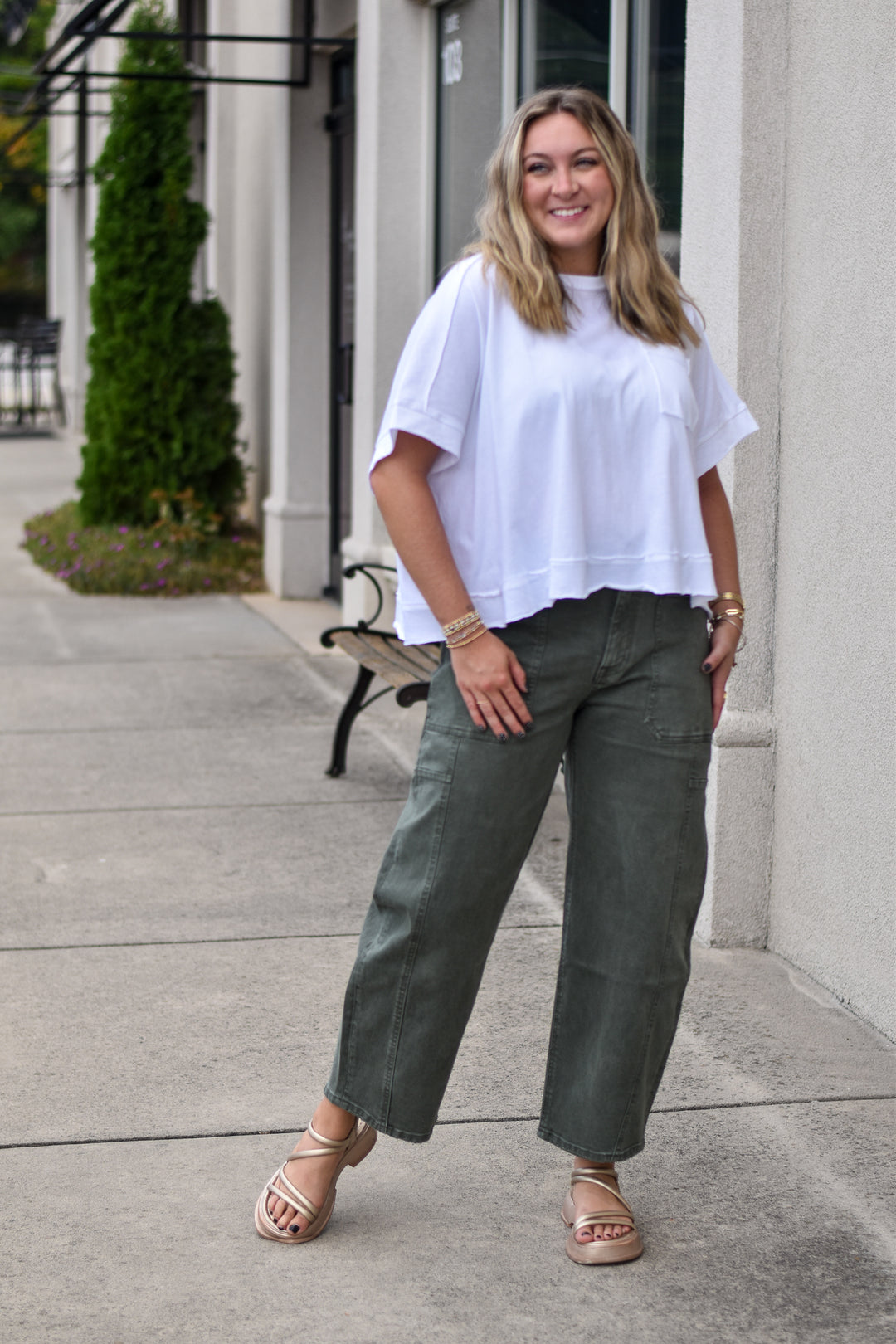 Vervet Luxe Comfort Barrel Jean