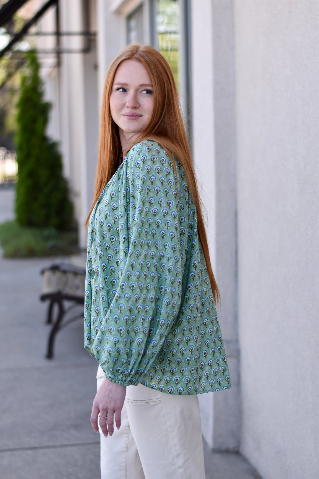 Fields of Floral Blouse