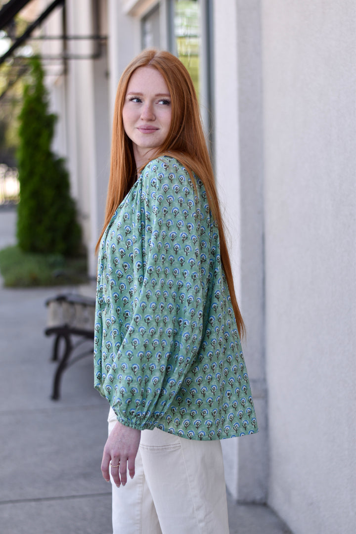 Fields of Floral Blouse