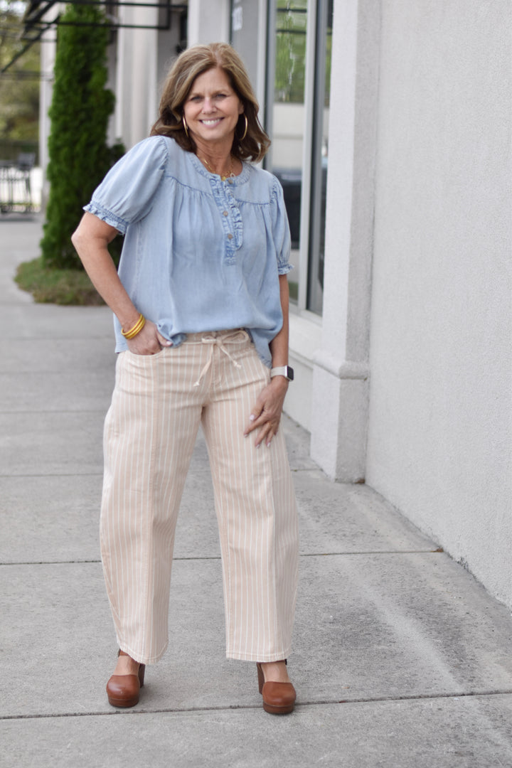 Friday Feels Ruffle Top