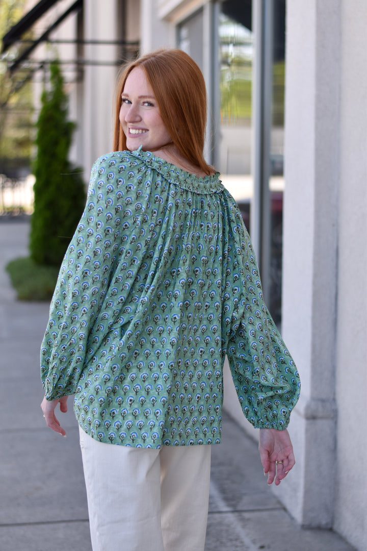 Fields of Floral Blouse