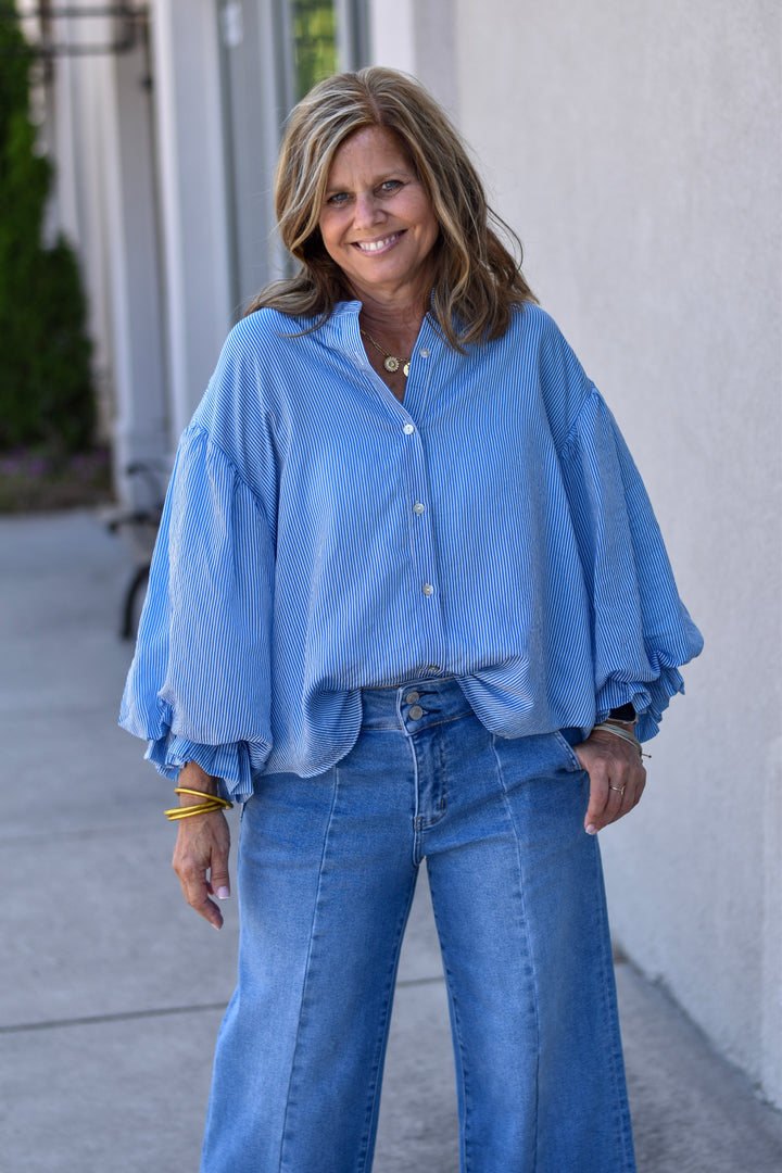 Fate Puff Sleeve Button Shirt