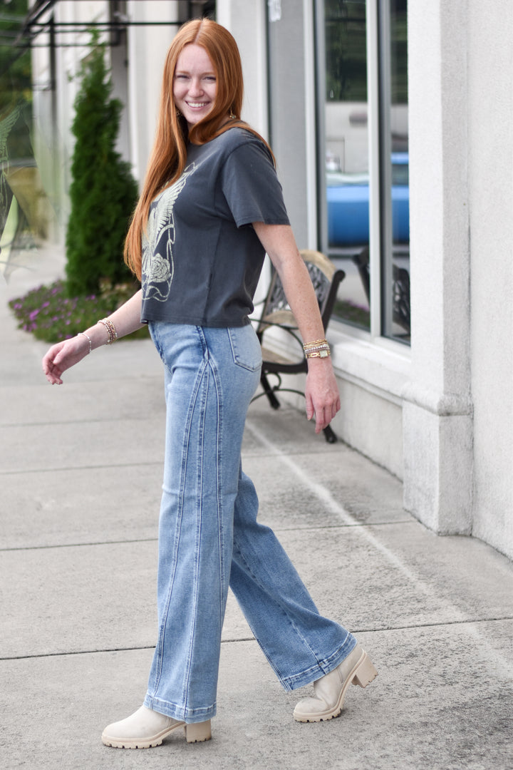 Judy Blue Retro Wide Leg Jean